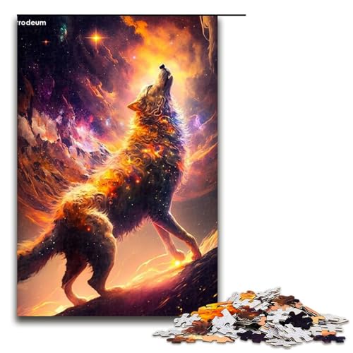 1000-teiliges Puzzle „Space Fox“ für Erwachsene, Holzpuzzle, Lernspielzeug, 50 x 75 cm 1000-teiliges Puzzle „Space Fox“ für Erwachsene, Holzpuzzle, Lernspielzeug, 50 x 75 cm von WGLINGX