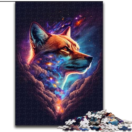 1000-teiliges Puzzle „Star Fox“, Holzpuzzle für Erwachsene, Kunstwerk-Dekor, Intelligenzspielzeug für Familien-Indoor-Spiele (Größe 50x75cm) von WGLINGX