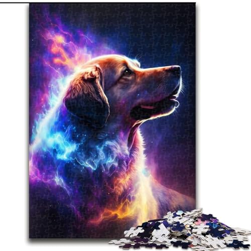 1000-teiliges Puzzle „Sternhund“ aus Holz, ideal für Büro, Schlafzimmer, Wohnzimmerdekoration, Größe 26x38cm 1000-teiliges Puzzle „Sternhund“ aus Holz, ideal für Büro, Schlafzimmer, Wohnzimmerdekoration, Größe 26x38cm von WGLINGX
