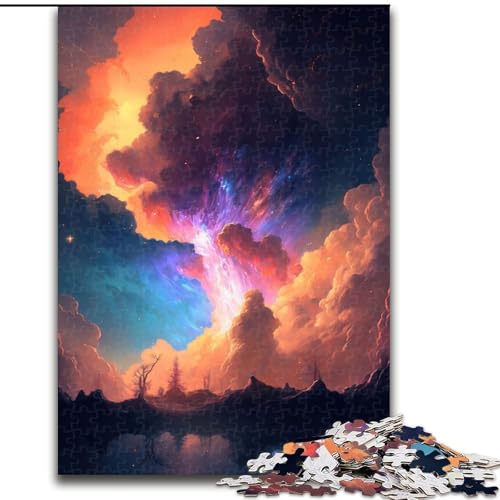 1000-teiliges Puzzle „Traumhafter Sonnenuntergang“, 1000 Teile Puzzle für Erwachsene, anspruchsvolles Denkspiel für Teenager und Familien (Größe 26x38cm) von WGLINGX