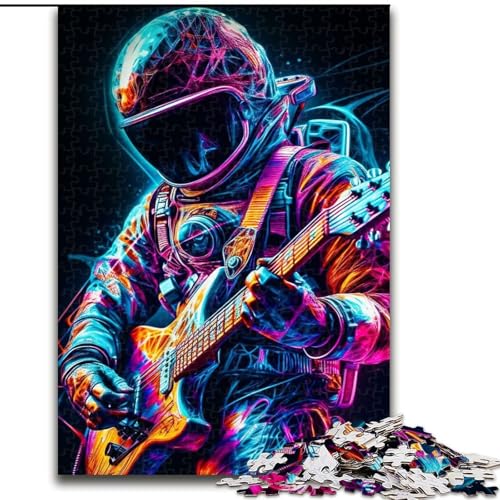 1000-teiliges Puzzle „Weltraummusik“, 1000 Teile für Erwachsene, anspruchsvolles Denkspiel für Teenager und Familien (Größe 26x38cm) von WGLINGX