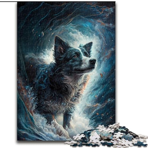 1000-teiliges Puzzle Border Collie Dog Puzzle 1000 Teile Interaktives Familienspiel, Geeignet für Kinder ab 14 Jahren, Größe 26x38cm 1000-teiliges Puzzle Border Collie Dog Puzzle 1000 Teile Interaktives Familienspiel, Geeignet für Kinder ab 14 Jahren, Größe 26x38cm von WGLINGX