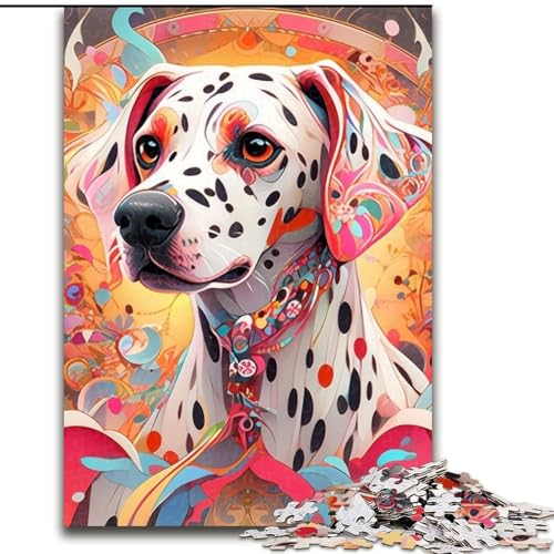 1000-teiliges Puzzle Dalmatiner, 1000-teiliges Puzzle für Erwachsene, Denkspiel für Teenager, Familienspieleabend (Größe 50x75cm) von WGLINGX