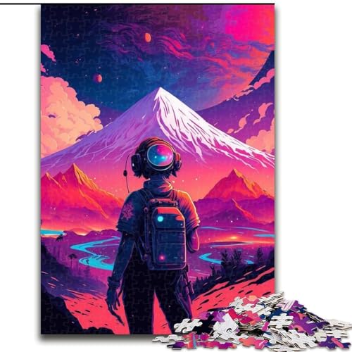 1000-teiliges Puzzle Fuji Puzzles für 1000 Teile, Weihnachten, Halloween, Muttertag, Neujahr, Ostergeschenk (Größe 26x38cm) von WGLINGX