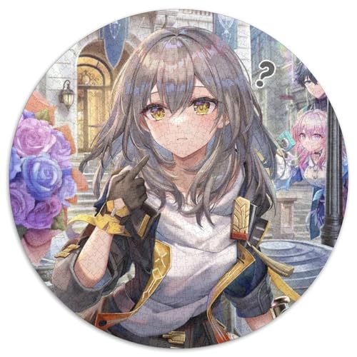 1000-teiliges Puzzle Genshin Impact, Kartonpuzzle mit interaktivem Familienspiel, Kinder ab 14 Jahren, 1000 Teile (67,5x67,5cm) von WGLINGX