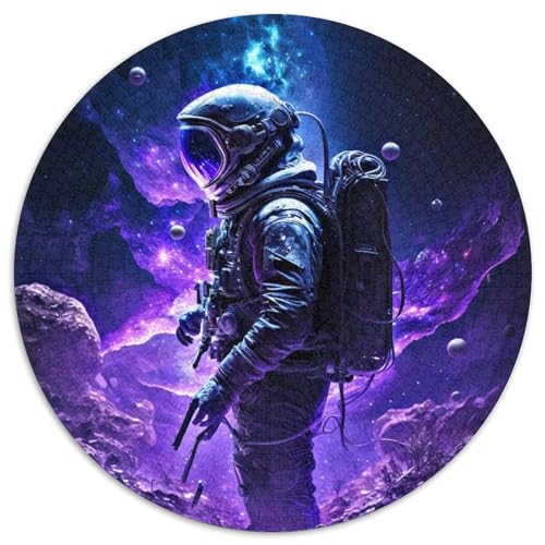1000-teiliges Puzzle-Geschenk, Astronauten-Unmögliches Puzzle für Erwachsene, ideales Urlaubs- oder Geburtstagsgeschenk, Partyspiel-Spielzeug (67,5 x 67,5 cm) von WGLINGX