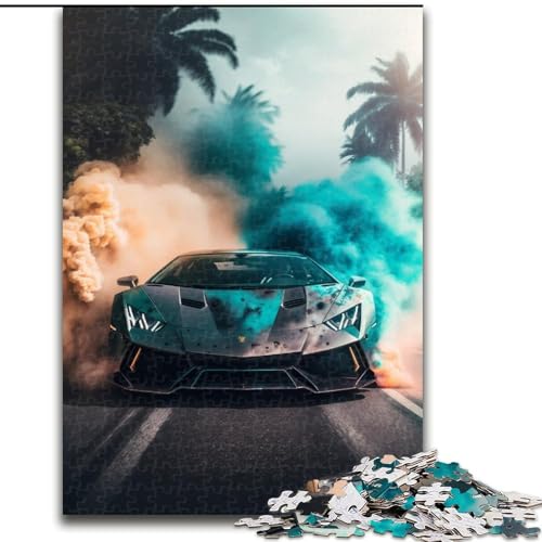 1000-teiliges Puzzle-Geschenk, Cooles Sportwagen-Puzzle für 1000 Teile, für Teenager, Familien-Lernspiele, Heimdekoration, Geschenk, Größe 50x75cm 1000-teiliges Puzzle-Geschenk, Cooles Sportwagen-Puzzle für 1000 Teile, für Teenager, Familien-Lernspiele, Heimdekoration, Geschenk, Größe 50x75cm von WGLINGX