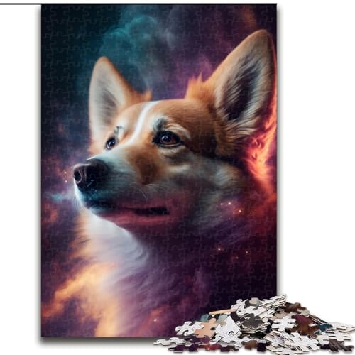 1000-teiliges Puzzle-Geschenk, Corgi-Hund, Puzzle für 1000 Teile, für Teenager, Familien-Lernspiele, Heimdekoration, Geschenk, Größe 50x75cm 1000-teiliges Puzzle-Geschenk, Corgi-Hund, Puzzle für 1000 Teile, für Teenager, Familien-Lernspiele, Heimdekoration, Geschenk, Größe 50x75cm von WGLINGX