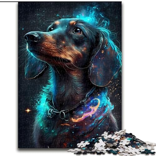 1000-teiliges Puzzle-Geschenk, Dackel, 1000-teiliges Puzzle für Erwachsene, pädagogisches und unterhaltsames Indoor-Spiel für die Heimdekoration, Größe 26x38cm 1000-teiliges Puzzle-Geschenk, Dackel, 1000-teiliges Puzzle für Erwachsene, pädagogisches und unterhaltsames Indoor-Spiel für die Heimdekoration, Größe 26x38cm von WGLINGX