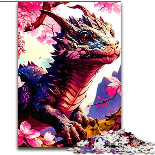 1000-teiliges Puzzle-Geschenk, Drache+, Puzzle für 1000 Teile, lehrreich und unterhaltsam, Indoor-Spiel für die Heimdekoration, Größe 26x38cm 1000-teiliges Puzzle-Geschenk, Drache+, Puzzle für 1000 Teile, lehrreich und unterhaltsam, Indoor-Spiel für die Heimdekoration, Größe 26x38cm von WGLINGX