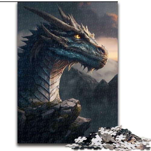 1000-teiliges Puzzle-Geschenk, Drachen-Puzzle für 1000 Teile, für Teenager, Familien-Lernspiele, Heimdekoration, Geschenk, Größe 26x38cm 1000-teiliges Puzzle-Geschenk, Drachen-Puzzle für 1000 Teile, für Teenager, Familien-Lernspiele, Heimdekoration, Geschenk, Größe 26x38cm von WGLINGX