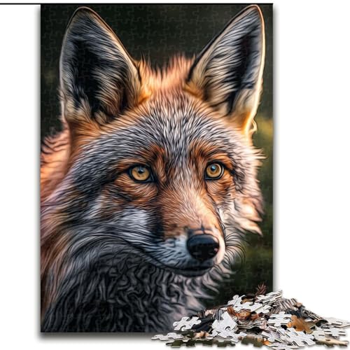 1000-teiliges Puzzle-Geschenk, Fuchs-Puzzle für 1000 Teile, für Teenager, Familien-Lernspiele, Heimdekoration, Geschenk, Größe 26x38cm 1000-teiliges Puzzle-Geschenk, Fuchs-Puzzle für 1000 Teile, für Teenager, Familien-Lernspiele, Heimdekoration, Geschenk, Größe 26x38cm von WGLINGX