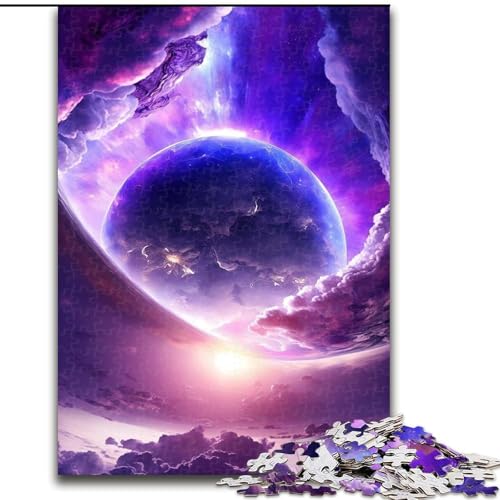 1000-teiliges Puzzle-Geschenk, Galaxie, Fantasieplanet, anspruchsvolle Puzzles für Teenager, Familien-Lernspiele, Heimdekorationsgeschenk (Größe 26x38cm) von WGLINGX