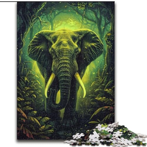 1000-teiliges Puzzle-Geschenk, Galaxie-Elefant, 1000-teiliges Puzzle, ideal für die Dekoration zu Hause und im Büro, Geburtstag, Größe 26x38cm 1000-teiliges Puzzle-Geschenk, Galaxie-Elefant, 1000-teiliges Puzzle, ideal für die Dekoration zu Hause und im Büro, Geburtstag, Größe 26x38cm von WGLINGX