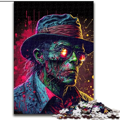 1000-teiliges Puzzle-Geschenk, Gangster-Zombie-Denkpuzzle für 1000 Teile, für Teenager, Familien-Lernspiele, Heimdekoration, Geschenk, Größe 26x38cm von WGLINGX
