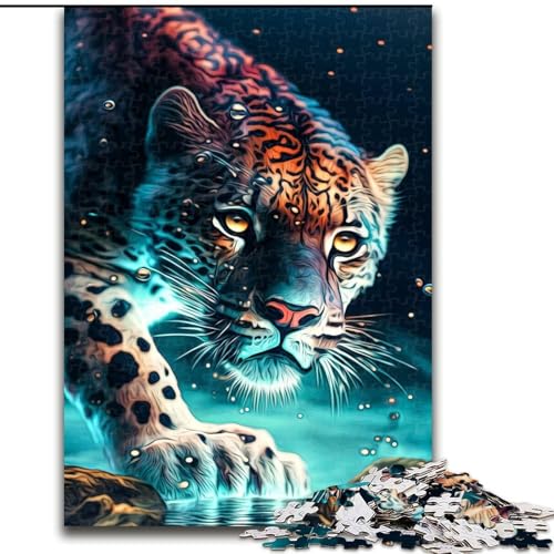 1000-teiliges Puzzle-Geschenk, Jaguar-Puzzle für 1000 Teile, pädagogisches und unterhaltsames Indoor-Spiel für die Heimdekoration, Größe 26x38cm 1000-teiliges Puzzle-Geschenk, Jaguar-Puzzle für 1000 Teile, pädagogisches und unterhaltsames Indoor-Spiel für die Heimdekoration, Größe 26x38cm von WGLINGX