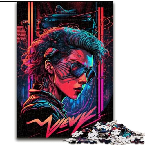 1000-teiliges Puzzle-Geschenk, Neon-Roboter-Puzzle für 1000 Teile, pädagogisches und unterhaltsames Indoor-Spiel für die Heimdekoration, Größe 26x38cm 1000-teiliges Puzzle-Geschenk, Neon-Roboter-Puzzle für 1000 Teile, pädagogisches und unterhaltsames Indoor-Spiel für die Heimdekoration, Größe 26x38cm von WGLINGX