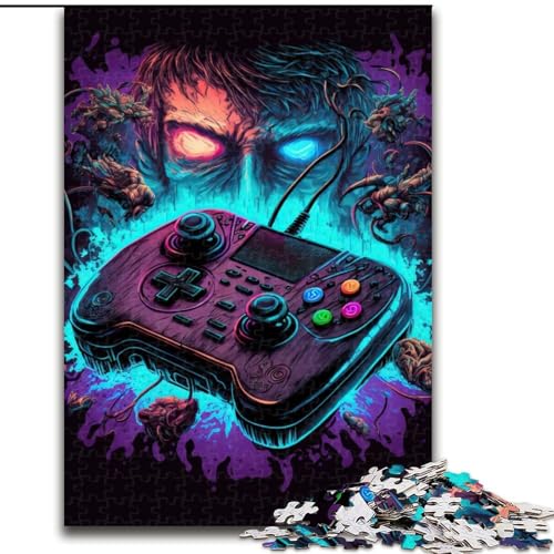1000-teiliges Puzzle-Geschenk, Neon-Spiel, Puzzles für 1000 Teile, für Teenager, Familien-Lernspiele, Heimdekoration, Geschenk, Größe 50x75cm von WGLINGX