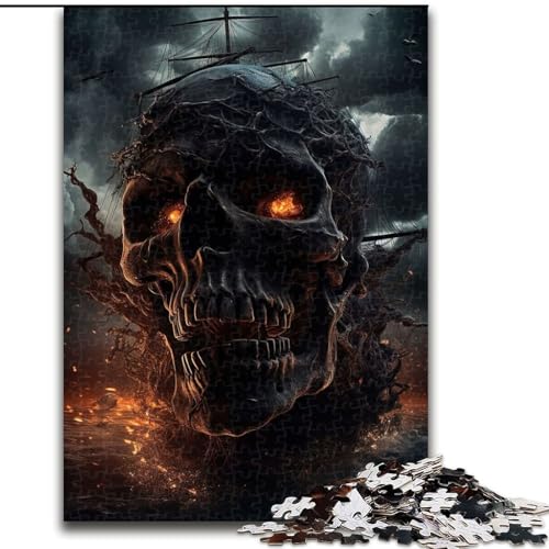1000-teiliges Puzzle-Geschenk, Skelettschiff-Puzzle für 1000 Teile, für Teenager, Familien-Lernspiele, Heimdekoration, Geschenk, Größe 26x38cm 1000-teiliges Puzzle-Geschenk, Skelettschiff-Puzzle für 1000 Teile, für Teenager, Familien-Lernspiele, Heimdekoration, Geschenk, Größe 26x38cm von WGLINGX