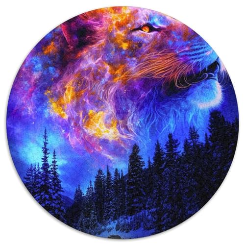 1000-teiliges Puzzle-Geschenk, Tiger, unmögliches Puzzle für Erwachsene, ideales Urlaubs- oder Geburtstagsgeschenk, Partyspiel-Spielzeug (67,5 x 67,5 cm) von WGLINGX