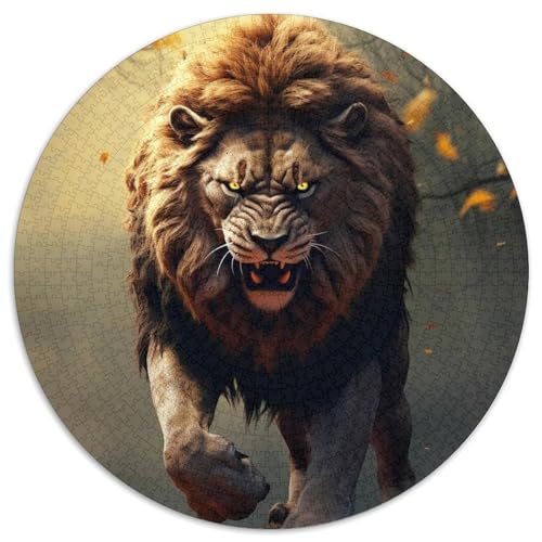 1000-teiliges Puzzle-Geschenk, Tiger, unmögliches Puzzle für Erwachsene, ideales Urlaubs- oder Geburtstagsgeschenk, Partyspiel-Spielzeug (67,5 x 67,5 cm) von WGLINGX