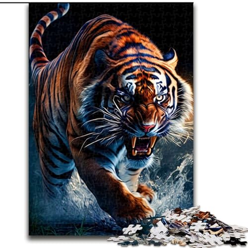 1000-teiliges Puzzle-Geschenk, Tiger-Puzzles für 1000 Teile, pädagogisches und unterhaltsames Indoor-Spiel für die Heimdekoration, Größe 26x38cm 1000-teiliges Puzzle-Geschenk, Tiger-Puzzles für 1000 Teile, pädagogisches und unterhaltsames Indoor-Spiel für die Heimdekoration, Größe 26x38cm von WGLINGX