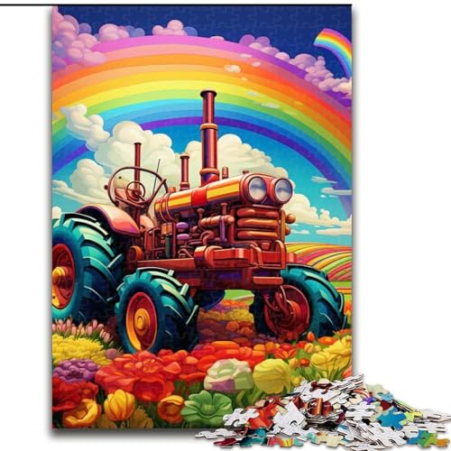 1000-teiliges Puzzle-Geschenk, buntes Traktor-Puzzle, 1000 Teile für Erwachsene für Jugendliche, Familien-Lernspiele, Heimdekorationsgeschenk (Größe 50x75cm) von WGLINGX