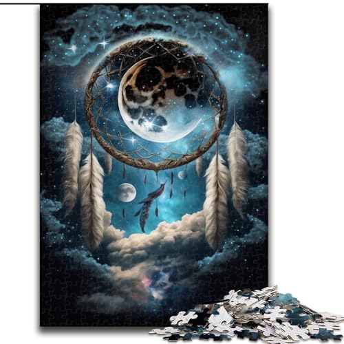 1000-teiliges Puzzle-Geschenk, magischer Traumfänger, anspruchsvolle Puzzles für Teenager, Familien-Lernspiele, Heimdekorationsgeschenk (Größe 26x38cm) von WGLINGX