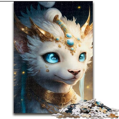 1000-teiliges Puzzle-Geschenk, süßes Drachenbaby, anspruchsvolle Puzzles für Teenager, Familien-Lernspiele, Heimdekorationsgeschenk (Größe 26x38cm) von WGLINGX