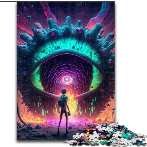 1000-teiliges Puzzle-Geschenk „Monster World“ Puzzle für Erwachsene, 1000 Teile, perfekt für Teenager und Familien, (Größe 50x75cm) von WGLINGX