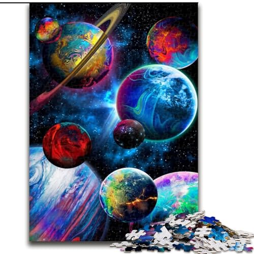 1000-teiliges Puzzle-Geschenk „Space is Wild“, Puzzles für 1000 Teile für Teenager, Familien-Lernspiele, Heimdekoration, Geschenk, Größe 50x75cm von WGLINGX