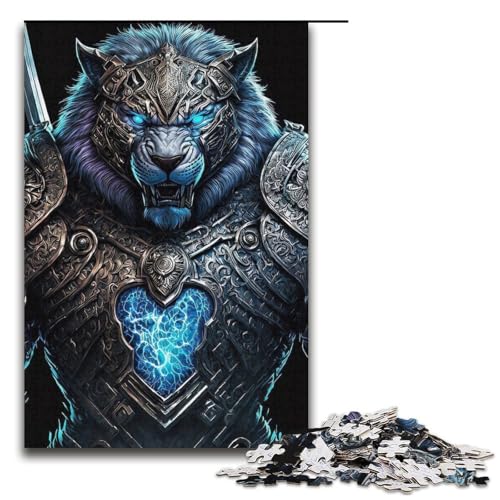 1000-teiliges Puzzle Mechanische Tiger für Erwachsene, Papierpuzzle, Familienpuzzlespiel (Größe 38 x 26 cm) von WGLINGX