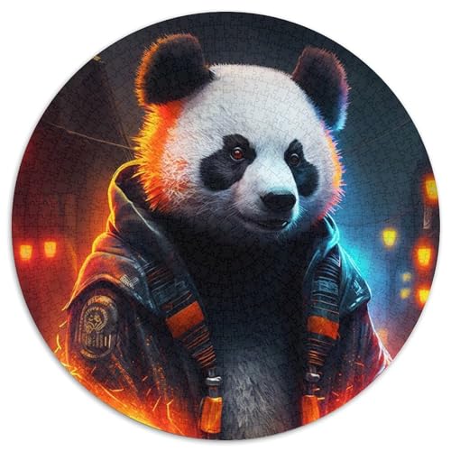 1000-teiliges Puzzle Panda aus Karton mit interaktivem Familienspiel, Kinder ab 14 Jahren, 1000 Teile (67,5x67,5cm) von WGLINGX