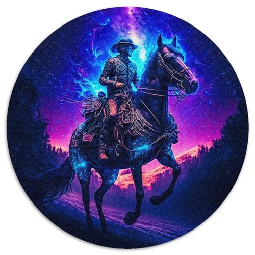 1000-teiliges Puzzle Ritter aus Karton mit interaktivem Familienspiel, Kinder ab 14 Jahren, 1000 Teile (67,5x67,5cm) von WGLINGX