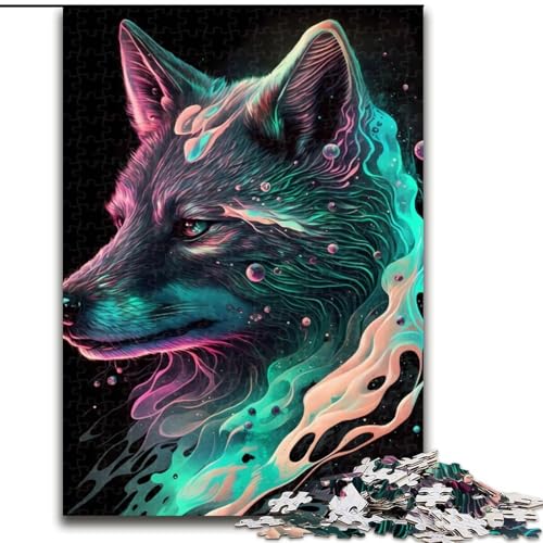 1000-teiliges Puzzle für Erwachsene, „Precious Wolf“, 1000-teiliges Puzzle für Erwachsene, ideales Urlaubs- oder Geburtstagsgeschenk, Partyspiel-Spielzeug, Größe 50x75cm 1000-teiliges Puzzle für Erwachsene, „Precious Wolf“, 1000-teiliges Puzzle für Erwachsene, ideales Urlaubs- oder Geburtstagsgeschenk, Partyspiel-Spielzeug, Größe 50x75cm von WGLINGX