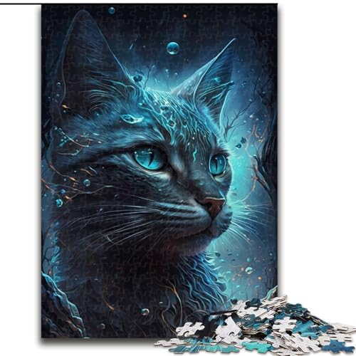 1000-teiliges Puzzle für Erwachsene, Abessinierkatze, Holzpuzzle, interaktives Familienspiel, DIY-Heimdekoration, Gehirn-Herausforderung, Geschenk, Größe 50x75cm 1000-teiliges Puzzle für Erwachsene, Abessinierkatze, Holzpuzzle, interaktives Familienspiel, DIY-Heimdekoration, Gehirn-Herausforderung, Geschenk, Größe 50x75cm von WGLINGX