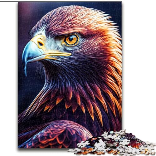 1000-teiliges Puzzle für Erwachsene, Adler, 1000-teiliges Puzzle für Erwachsene, ideales Urlaubs- oder Geburtstagsgeschenk, Partyspiel-Spielzeug, Größe 26x38cm 1000-teiliges Puzzle für Erwachsene, Adler, 1000-teiliges Puzzle für Erwachsene, ideales Urlaubs- oder Geburtstagsgeschenk, Partyspiel-Spielzeug, Größe 26x38cm von WGLINGX