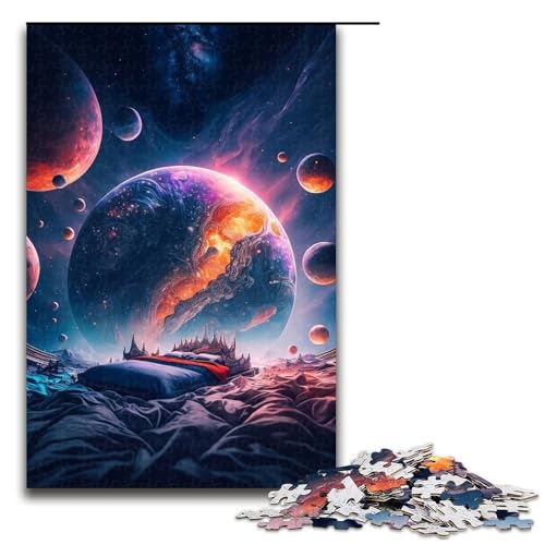 1000-teiliges Puzzle für Erwachsene, Alien Planet Puzzle Game Artwork für Teenager ab 14 Jahren, 29,53 x 19,69 Zoll 1000-teiliges Puzzle für Erwachsene, Alien Planet Puzzle Game Artwork für Teenager ab 14 Jahren, 29,53 x 19,69 Zoll von WGLINGX