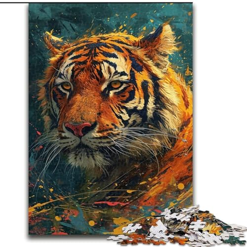 1000-teiliges Puzzle für Erwachsene, Anime-Fuchs, Holzpuzzle für Erwachsene, anspruchsvolles DIY-Denkspiel, interaktive Familienaktivität (Größe 26x38cm) von WGLINGX