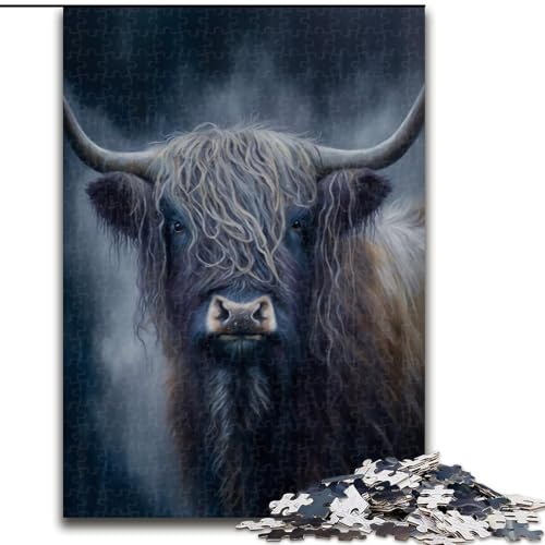 1000-teiliges Puzzle für Erwachsene, Aquarell-Yak, Holzpuzzle, interaktives Familienspiel, DIY-Heimdekoration, Gehirn-Herausforderung, Geschenk, Größe 50x75cm 1000-teiliges Puzzle für Erwachsene, Aquarell-Yak, Holzpuzzle, interaktives Familienspiel, DIY-Heimdekoration, Gehirn-Herausforderung, Geschenk, Größe 50x75cm von WGLINGX