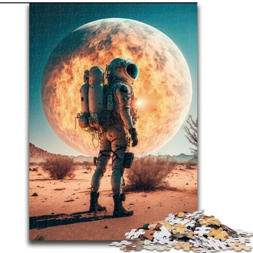 1000-teiliges Puzzle für Erwachsene, Astronaut auf einem neuen Planeten, Holzpuzzle, Spaß für die ganze Familie, Basteln, perfekt für Geburtstage, Feiertage, Größe 50x75cm 1000-teiliges Puzzle für Erwachsene, Astronaut auf einem neuen Planeten, Holzpuzzle, Spaß für die ganze Familie, Basteln, perfekt für Geburtstage, Feiertage, Größe 50x75cm von WGLINGX