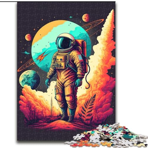 1000-teiliges Puzzle für Erwachsene, Astronaut im Weltraum, Holzpuzzle, Familienspaß beim Basteln, perfekt für Geburtstage, Feiertage, Größe 50x75cm 1000-teiliges Puzzle für Erwachsene, Astronaut im Weltraum, Holzpuzzle, Familienspaß beim Basteln, perfekt für Geburtstage, Feiertage, Größe 50x75cm von WGLINGX