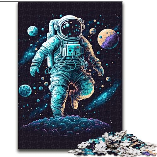 1000-teiliges Puzzle für Erwachsene, Astronaut im Weltraum, Holzpuzzle, herausfordernd und unterhaltsam, Familienaktivität, Größe 50x75cm 1000-teiliges Puzzle für Erwachsene, Astronaut im Weltraum, Holzpuzzle, herausfordernd und unterhaltsam, Familienaktivität, Größe 50x75cm von WGLINGX