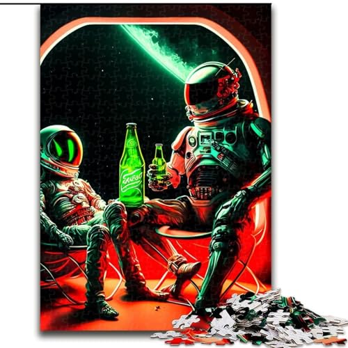 1000-teiliges Puzzle für Erwachsene, Astronauten-Holzpuzzle, Weihnachten oder Geburtstage, Größe 26x38cm 1000-teiliges Puzzle für Erwachsene, Astronauten-Holzpuzzle, Weihnachten oder Geburtstage, Größe 26x38cm von WGLINGX