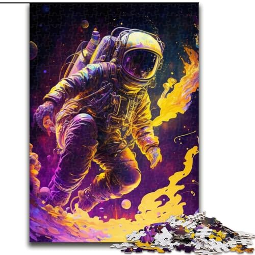 1000-teiliges Puzzle für Erwachsene, Astronauten-Puzzle, 1000 Teile für Erwachsene, Lernspielzeug (Größe 26x38cm) von WGLINGX