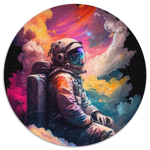 1000-teiliges Puzzle für Erwachsene, Astronauten-Puzzle, anspruchsvolles Denkspiel für Teenager, unterhaltsames interaktives Spiel für die ganze Familie, 1000 Teile (67,5x67,5cm) von WGLINGX