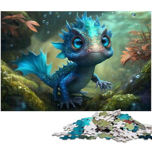 1000-teiliges Puzzle für Erwachsene, Baby-Drache-Quizspiel, geeignet als Schreibtischdekoration, Größe 50 x 75 cm 1000-teiliges Puzzle für Erwachsene, Baby-Drache-Quizspiel, geeignet als Schreibtischdekoration, Größe 50 x 75 cm von WGLINGX