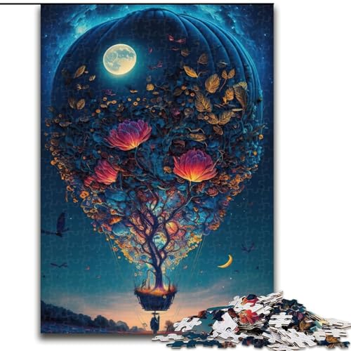 1000-teiliges Puzzle für Erwachsene, Ballon im Weltraum, 1000-teiliges Puzzle für Erwachsene, ideales Urlaubs- oder Geburtstagsgeschenk, Partyspiel-Spielzeug, Größe 50x75cm 1000-teiliges Puzzle für Erwachsene, Ballon im Weltraum, 1000-teiliges Puzzle für Erwachsene, ideales Urlaubs- oder Geburtstagsgeschenk, Partyspiel-Spielzeug, Größe 50x75cm von WGLINGX