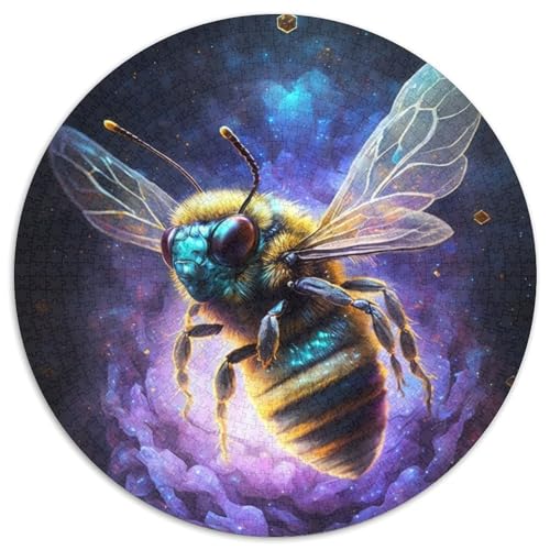 1000-teiliges Puzzle für Erwachsene, Bienenmalerei, anspruchsvolles Denkspiel für Teenager, unterhaltsames interaktives Spiel für die ganze Familie, 1000 Teile (67,5x67,5cm) von WGLINGX