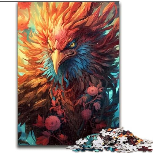 1000-teiliges Puzzle für Erwachsene, Blumen-Phönix-Puzzle, 1000 Teile, anspruchsvolles Denkspiel für Teenager, perfekt als Heimdekoration oder Geschenk, Größe 26x38cm 1000-teiliges Puzzle für Erwachsene, Blumen-Phönix-Puzzle, 1000 Teile, anspruchsvolles Denkspiel für Teenager, perfekt als Heimdekoration oder Geschenk, Größe 26x38cm von WGLINGX